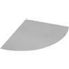 XVHOAB Tappeto da cucina, tappeto angolare a forma di ventola da 31.5x31, 5 pollici con supporto non slip, tappetino da cucina assorbente d'acqua e olio con facile pulizia e manutenzione per
