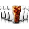 Atlantis - Coca Cola, bicchieri per acqua, 330 ml, set da 6 bicchieri di alta qualità, lavabili in lavastoviglie, trasparenti