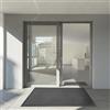 Casa Pura - Tappeto antiscivolo e antipolvere, zerbino per interni ed esterni, lavabile e ultra assorbente, grigio, nero, 90 x 120 cm