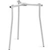 PALUPLUS Cavalletto Treppiede Regolabile per Paella, Misura 50x50x70 cm, Supporto Pieghevole per Bruciatore in Metallo Zincato, Gommini Antiscivolo, adatto per Esterno -042F-3,5