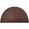 Markotex Zerbino Cocco Naturale Esterno Porta Entrata Retro Antiscivolo Tappeto Raschiafango MOD.Cocco Colorato 40X70 Mezzaluna (marrone)