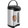 YOICUATGNA Dispenser per acqua calda, bollitore per vin brulé, 4 l, in acciaio inox, con termostato e protezione contro il surriscaldamento, distributore di bevande calde Thermopot 750 W, per scuola, casa