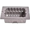 Easyricambi - Braciere in Ghisa Cestello Brucia Pellet, Ricambi Stufa a Pellet per KARMEK ONE, Cestello Resistente con Spessore della Lamiera di 6 mm, Alto 66mm, bocca 131 x 90mm