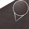 ANRO Tappeto passatoia per interni ed esterni, impermeabile, adatto anche per balcone e terrazza, corridoio, resistente alle intemperie, colore marrone scuro, lavabile, 240 x 100 cm