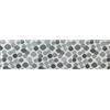 PARAMAISON Tappeto Cucina Antiscivolo Sassi, Passatoia Lavabile Antimacchia Multiuso| 50x500cm Grigio