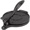 Generic Pressa per Tortilla in Lega di Alluminio 16 cm, Strumento per Preparare Pizza e Galette, Adatto per Uso Domestico e Tradizionale, Facile da Usare e Pulire