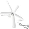 UUMFP Ventilatore da Soffitto, ventola da 35 in plastica a risparmio energetico senza fan, ventilatore a soffitto a elica con 5 pale e un pratico telecomando (180 cm senza telecomando)