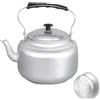 perfk Bollitore da fornello, teiera in alluminio, bollitura rapida, manico ergonomico, bollitore da cucina con infusore per ristorante, Capodanno, 1.6 Litri