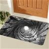 JUXDZISHW 3PCS Zerbino Trappola Sporco, Tappetino Antiscivolo Lavabile in Lavatrice, 3D Optical Illusion, Zerbino d'Ingresso con Microfibre Morbide Assorbenti per Cane, Ingresso, Port,I,80 * 120