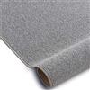 rugsx Tappeto monocolore Eton per qualsiasi stanza, soggiorno, camera da letto, stanza dei bambini, tappeti, grigio argento, misure differenti, 350x400 cm