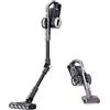 Jimmy H8 Flex Scopa elettrica senza filo flessibile, batteria estraibile, 550W, 185AW potenza, autonomia 65 minuti, schermo LED smart, tecnologia adattiva, spazzola con LED e filtro HEPA