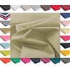 oggettando Tessuto Ecopelle Morbida Finta Pelle a METRAGGIO 2x1,4 3x1,4 5x1,4 per arredo DIVANI, SEDIE,TAPPEZZERIA,HOBBY - Crema, 3 METRI (300cm x 140cm)