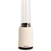 CREATE/MOI/Frullatore crema/bianco/frullatore per frullati e frappè, vetro da 400 ml, senza BPA, portatile, lame in acciaio inox, 230 W