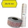Printex PACK 10 ROTOLI 1000 ETICH. 26x16mm ONDA GIALLO PERM. Printex
