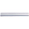 Wedo 0525430 Righello da Taglio con Sistema Antiscivolo, 30 cm, Alluminio