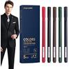 Mingchengheng Penne colorate per scrittura liscia, penne colorate per scrapbooking - Penne per scrapbooking per adulti in 5 colori - Penne per diario studentesco Penne per scrapbooking per adulti Asciugatura rapida