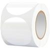 GMBYLBY 500 Pezzi Etichette Adesive Rotonde Sigillo Autoadesive Etichetta per Imballaggio PVC Trasparente per Busta Invito