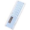 YiQinzcxg Righello sottile da 15 cm con doppia scala e calcolatrice digitale integrata a 8 cifre per attività creative in ufficio scolastico come regalo di Natale. righello con misurazione e calcolo