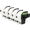 Printing Pleasure 5x Compatibile Rotolo DK-11201 29mm x 90mm Etichette adesive (Etichetta per rotolo: 400) per Brother P-Touch QL-500 550 560 570 700 710W 720NW 800 810W 820NWB 1050 1060N 1100 1110NWB, Nastro in Carta