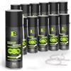 Spraytive 12 x 400ml Spraytive Power Aria Compressa: con Prolunga Spray da 10cm + 50cm - Pulizia di Tastiera, PC/Computer