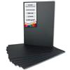 NEUSER PAPIER Cartoncino per rilegatura, 1,5 mm, in cartone molto resistente 30 Stück DIN A3 Schwarz - 1,5 mm