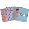 Pigna Maxi Quaderni Chiara Ferragni, f.to A4, assortimento soggetti mix Azzurro/Rosa, Confezione 5 Quaderni