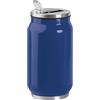 Agendepoint.it - Borraccia In Acciaio A Forma Di Lattina 330 Ml 6x13,5cm Blu Per La Scuola Sport Hobby E Lavoro