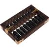 Courtieyeardceastea Abaco cinese vintage in legno aritmetica 9 cifre strumento di calcolo