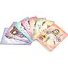 Scuola QUADERNONI Gorjuss Compatibile Con Santoro London 4 pezzi SCUOLA rigo A + Omaggio penna multicolore profumata + portachiave con paillettes