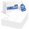 Labelident Etichette adesive 70 x 37 mm - 12000 etichette adesive su 500 fogli DIN A4 I Etichette universali per etichette affidabili I per stampanti laser e inkjet