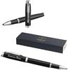 PARKER Penna roller IM Core con incisione | penna premium | confezione regalo | mina nera | regalo personalizzato | nome | compleanno (nero opaco)