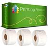 Printing Pleasure 3 x 99012 Rotoli Etichette adesive compatibile per Dymo LabelWriter & Seiko Stampante per Etichette | 36mm x 89mm | 260 Etichetta per Rotolo