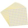 QUARKZMAN 45pz Adesivi con Approvazione QC Etichette 13 x 13mm Bianco