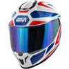 Givi Casco Moto Integrale Givi 55.1 ZEPHIR Bianco Rosso Blu Metal