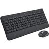 Logitech 920-011004 tastiera mouse incluso ufficio bluetooth qwerty us international grafite
