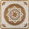 BANI MOSAICI Rosone Mosaico marmo cm 120 x 120 x 0,8 su rete per pavimenti