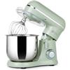 Kitchen in the box Impastatrice Planetaria, 3,5L Piccolo Planetaria Professionale, 10 Velocità Impastatrice Pizza con Uncino Impastatore, Mescolatore, Frusta Sbattitric (Verde)