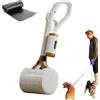 Generic Raccogliere escrementi per gatti, raccogli-escrementi per cani per cortile | Paletta per escrementi canini robusta con manico - Paletta per escrementi multiuso e confortevole con attacco per borsa
