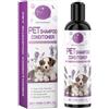 Uonguon Dogs Shampoo and Conditioner | Lavender Pet Detangler 100ml | Natural Dog Shampoo for Sensitive Skin, Plant-Based Deodorizing Puppy Shampoo, Gentle Pets and Safe for Regular Use