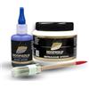 HOOFGOLD BlueStuff - Set balsamo per zoccolo speciale & BlueStuff - marciume per cavallo, grasso e zoccolo per la cura contro le fessure di zoccoli, zoccoli secchi, crisse, balsamo da 500 ml e 50 ml