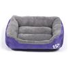 Cicilin Cuccia per Cani e Gatti di Piccola Taglia, Cuscino Morbido e Lavabile per Cani, Panierino Dolce e Lavabile per Gatti, Divano per Gatti Colore Viola Taglia S