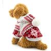 Ranphy, maglione per cani di piccola taglia per animali domestici, cappotto invernale con fiocco di neve in pile con cappuccio per cucciolo di cane