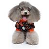 GUOCU Costume Cane Halloween,Tuta per Cani Modello Zucca Pigiama per Cani Taglia Piccola Media Festa Natale Vestiti per Animali Domestici Divertente Dress Up Vestiti per Cuccioli,Nero,XL