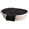 e-wicker24 Alles aus Weide e-wicker24 - Cestino per cani e gatti in vimini per cani e gatti cuccia per gatti con cuscino, cestino per animali intrecciato (personalizzato 80, crema)