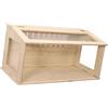 Baoblaze Gabbia in Legno per Roditori, Nido per Criceti, Contenitore per Alimentazione, Lati Liberi 60cm