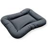 4L Textil ELLA Cuccia per Cani in Ecopelle Cuccia Cane Grande Cuscino per Cani XL Lettino per Cani Letto per Cani Materasso per cani (M - 90x70 cm, Grigio Scuro)