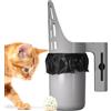 Generic Paletta per lettiera per Gatti, Pala Rimovibile Integrata con Contenitore per rifiuti, Grande Portatile, Pala setaccio Portatile di Grande capacità per Animali Domestici, Cestino per casa, Interni ed