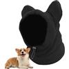 qokeeu Berretto per cani, paraorecchie con cancellazione del rumore, cappello per cani di Capodanno, copricapo caldo per cani, sciarpa invernale con coulisse, per attività invernali all'aria aperta