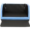 Velinda Trasportino auto per cani materasso bagagliaio letto macchina cintura 90x55cm (colore: nero, blu)