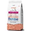 Generico MONGE Cane Natural Superpremium Extra Small Adult Monoprotein gusto Salmone con Riso | alimento secco completo per cani adulti di taglia extra small, Made in Italy, 1 confezione da 2,5kg.